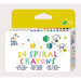 Avenir - Haku Yoka 24 Spiral Crayons - Limolin 