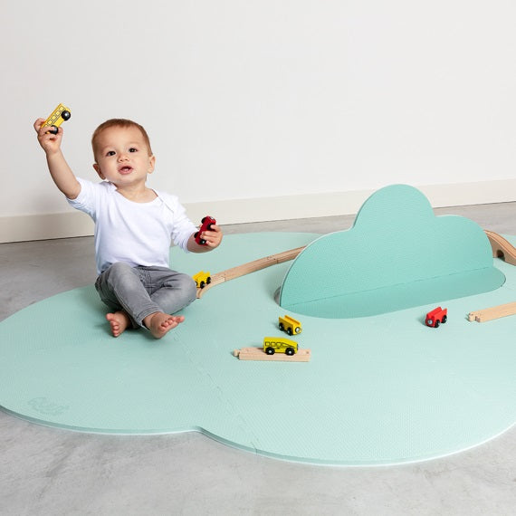 Quut - Headin The Clouds Playmat (Large) - Minty Green