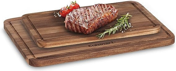 Cuisinart - 15"x10"x1" Acacia Cutting Board