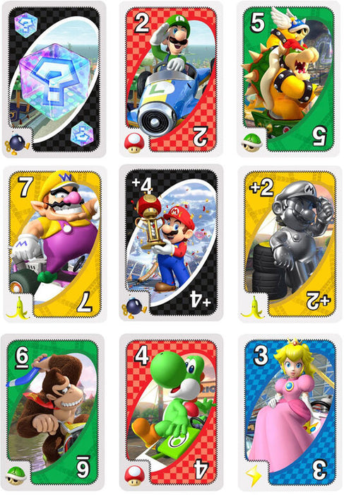 Mattel - Card Game - Uno Mario Kart (Multi)