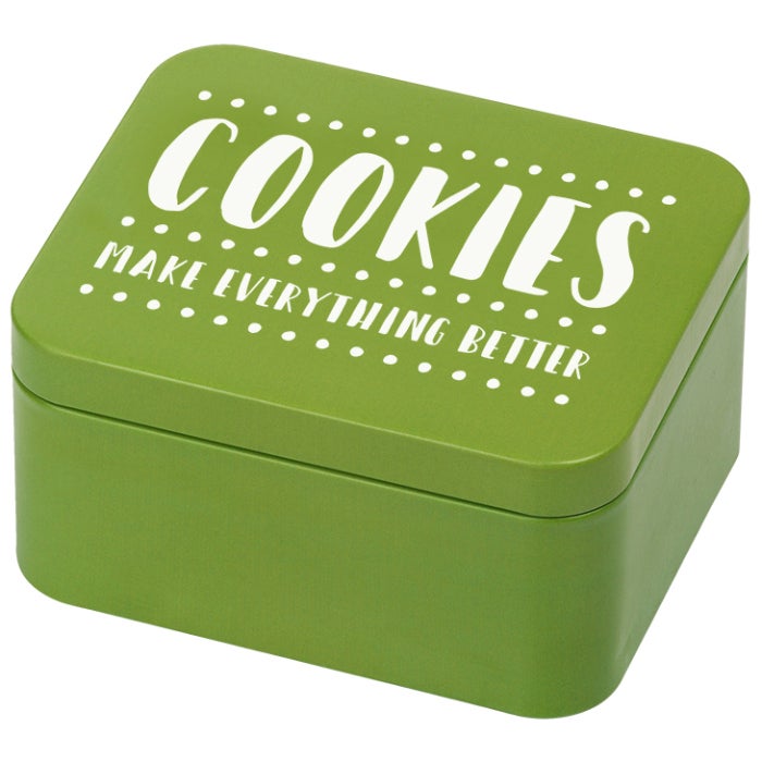 Birkmann - COLOUR KITCHEN Metal Gift Box "Cookies make everything better"