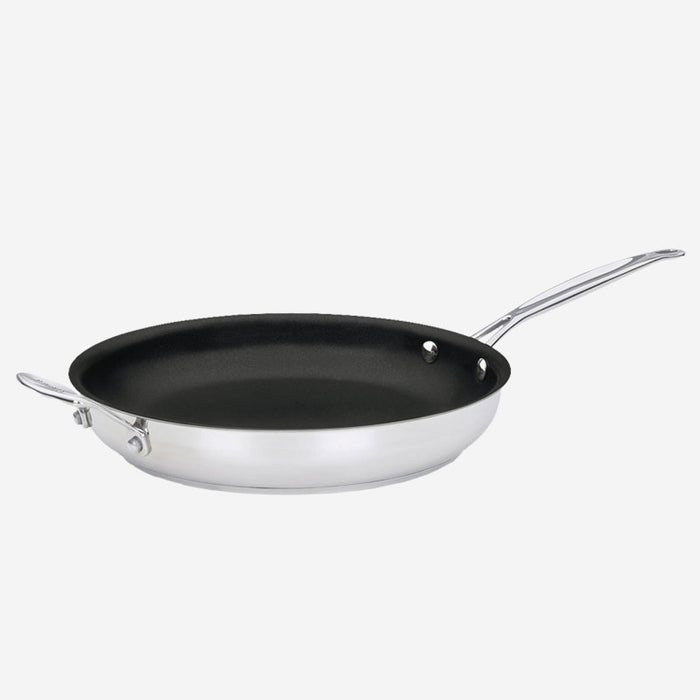 Cuisinart - Open Skillet With Helper Handle (12 Inch- Non-Stick)