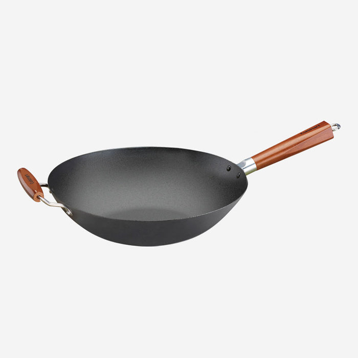 Cuisinart - Carbon Steel Wok With Premium Wood Handle (14")