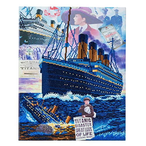 Crystal Art - CA Mounted Kit (Lg): Titanic: Sunken Dreams