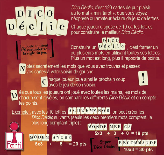 Dude Distribution - DICO DÉCLIC