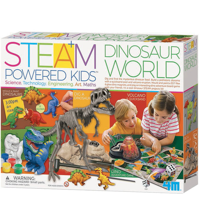 4M - Steam Kids Deluxe Dinosaur World