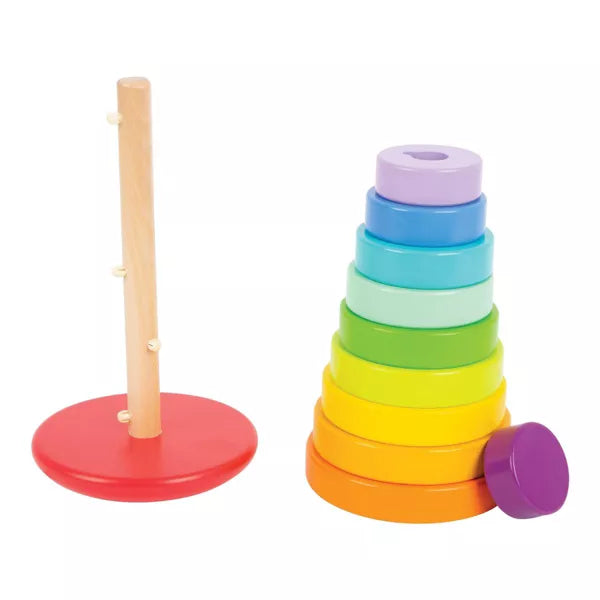 Small Foot - Rainbow Stacking Tower - Limolin 