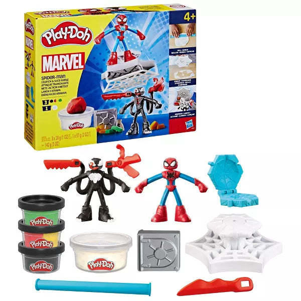 Hasbro - PLAY-DOH - SPIDERMAN LAUNCH AND SLICE BATTLE