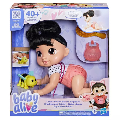 Hasbro - BABY ALIVE - CRAWL N PLAY SBLKH KATIE - Limolin 