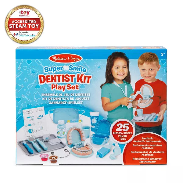 Melissa & Doug - SUPER SMILE DENTIST PLAY SET (6L)