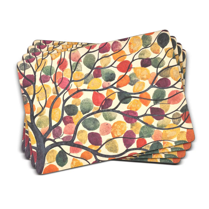 Pimpernel - Dancing Branches 16X12" Mat (Set of 4)