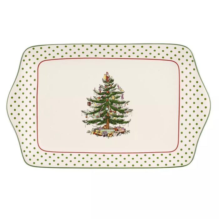 SPODE - POLKA DOT DESSERT TRAY - Limolin 