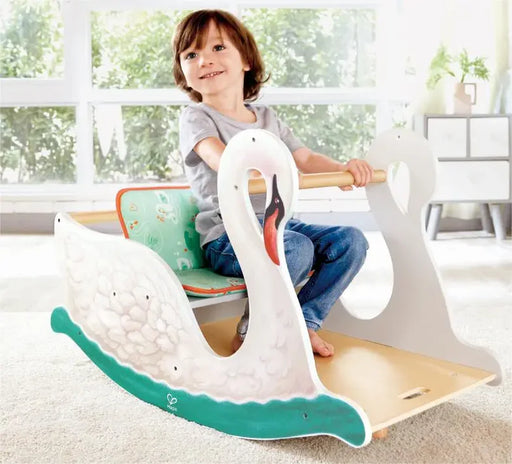 Hape - 2-In-1 Swan Seat Ride-On - Limolin 