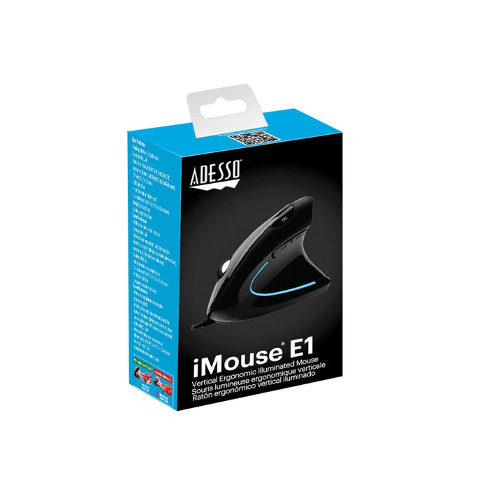 Adesso - Mouse Wired Vertical E1