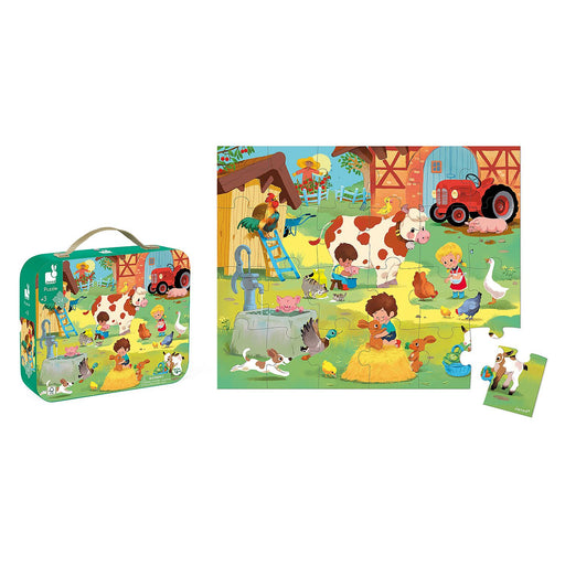 Janod - A Day At The Farm (24-Piece Puzzle) - Limolin 