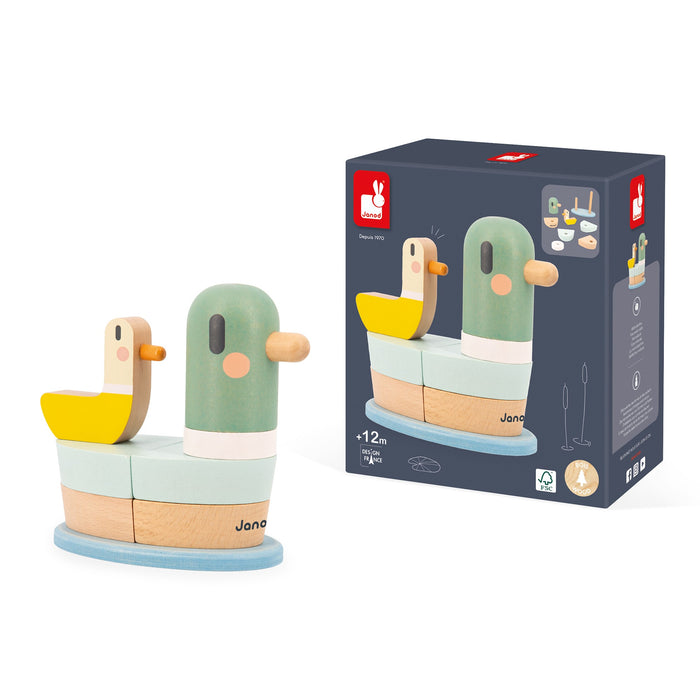 Janod - Sweet Cocoon: Stackable Ducks - Limolin 