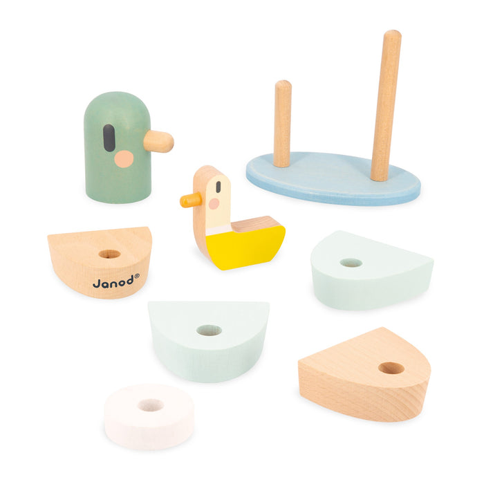 Janod - Sweet Cocoon: Stackable Ducks - Limolin 