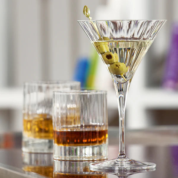 Luigi Bormioli - Bach - 8.25 oz Martini Or Cocktail Glasses (Set of 4) Bach Extra Fragile - Limolin 