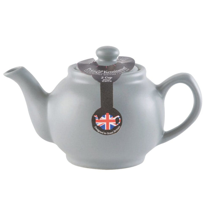Price & Kensington - MATTE Teapot 2cup Grey 450ml/15oz