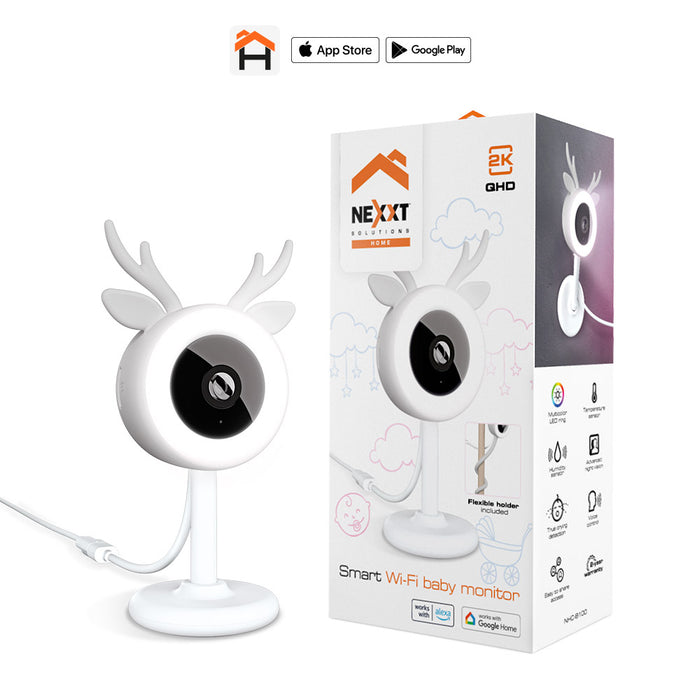 Nexxt - Smart Wi-Fi baby monitor - NHC-B100