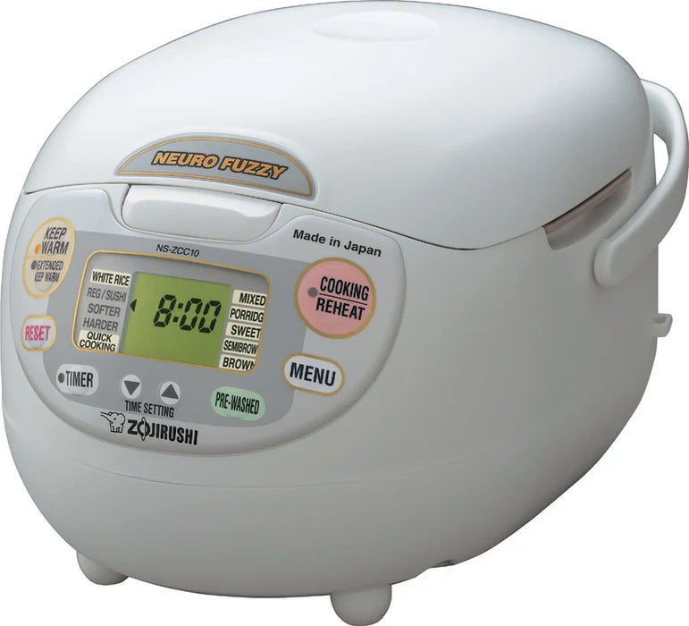 Zojirushi - Neuro Fuzzy Rice Cooker & Warmer NS-ZCC10/18