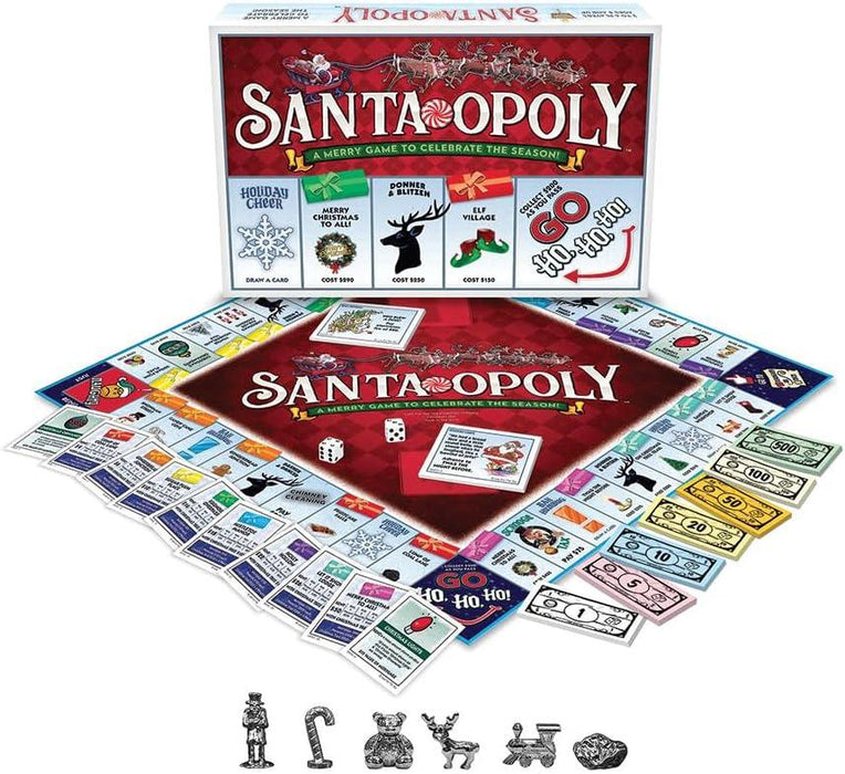 Late For The Sky - Santa Opoly Board Game