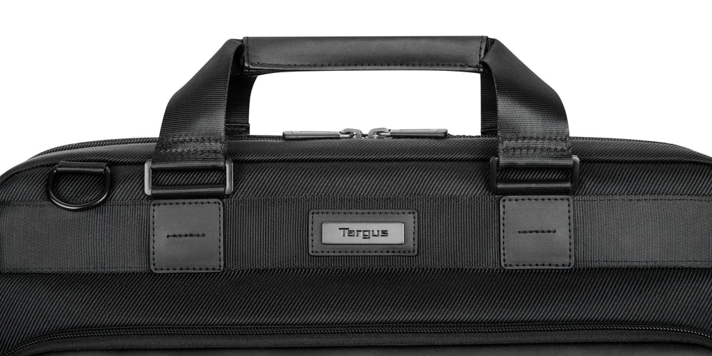 Targus - Laptop Bag 15.16in Mobile Elite Checkpoint Friendly Briefcase with Shoulder Strap Luggage Pass Through - Black