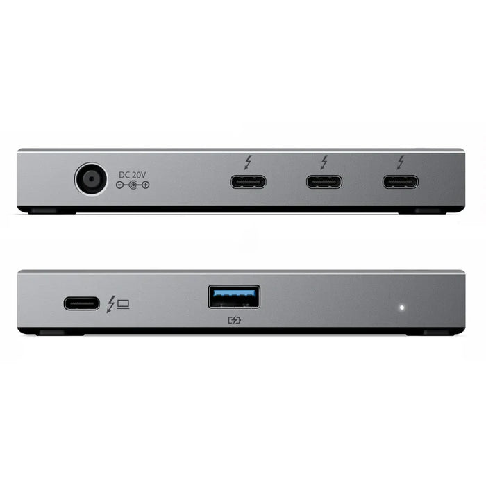 Alogic - Docking Station - USB-C- Space Grey - TB4H3TB