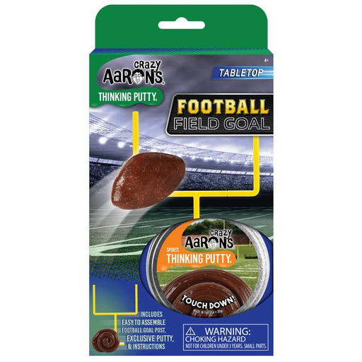 Crazy Aaron's - 2.75" MINI TIN - SPORT PUTTY - FOOTBALL FIELD GOAL - Limolin 