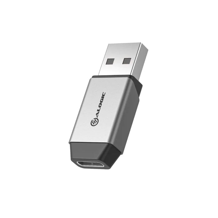 Alogic - Adapter Mini USB-A Male to USB-C Female Ultra - Space Grey