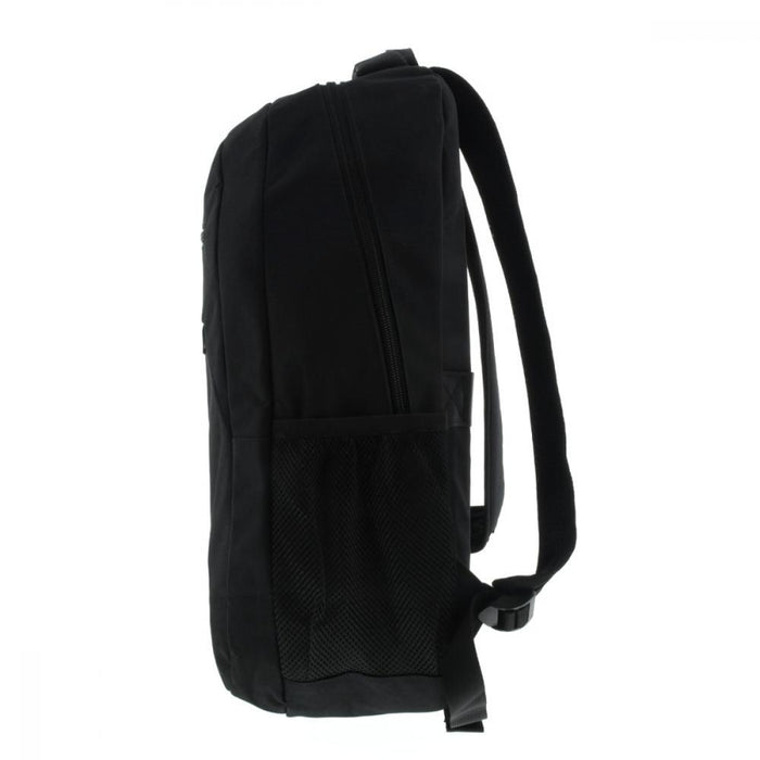 Xtech - Backpack 15.6in Bristol Adjustable Shoulder Straps Padded Back 2 Side Mesh Pockets - Black