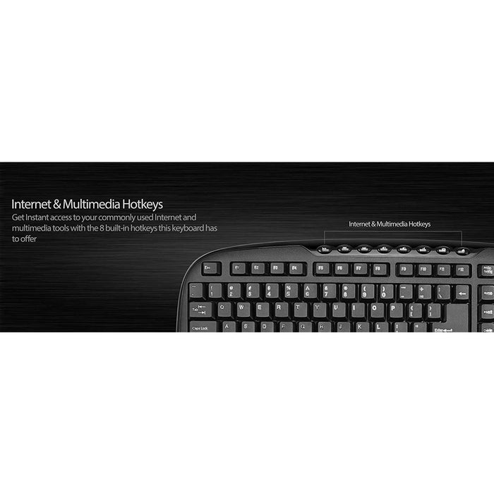 Adesso - Keyboard & Mouse Combo Wireless - Limolin 