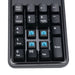 Adesso - Numeric Keypad Wired 19 Keys & 3 Port USB Hub PC/Mac - Black