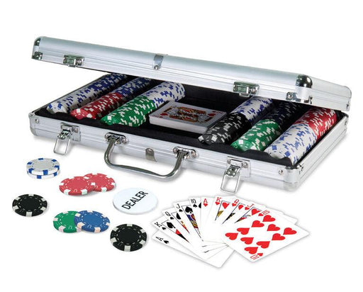 ALEX - Ideal - Deluxe -300Pc - 115G Poker Chips In Alum Case