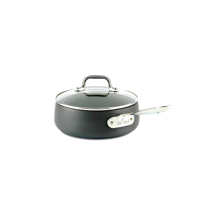 All-Clad - Ha1 Hard Anodized Nonstick Cookware, 2.5-Qt Sauce Pan With Lid - Limolin 