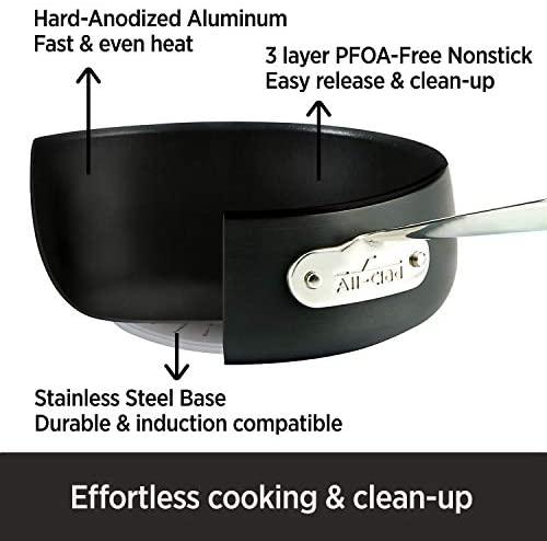 All-Clad - HA1 Hard Anodized Nonstick Cookware Set, 13 piece Set - Limolin 