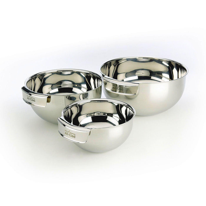 All-Clad - Stainless Steel Kitchenware, Mixing Bowls 3-Piece Set - Limolin 