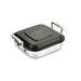 All-Clad - Stainless Steel Square Baker Cookware With Plastic Lid, 8 Inch - Limolin 