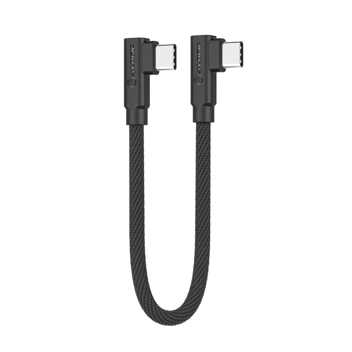 Alogic - 25cm Elements Pro Right-Angle USB-C to Right Angle USB-C Cable