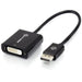 Alogic - Adapter DisplayPort Male to HDMI Female 8in - Black