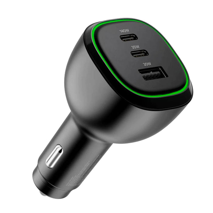 Alogic - Car Charger - Rapid Power charger 165W - 2x USB-C Ports & 1x USB-A Port