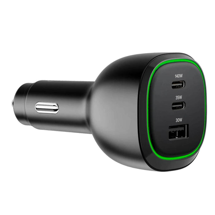 Alogic - Car Charger - Rapid Power charger 165W - 2x USB-C Ports & 1x USB-A Port