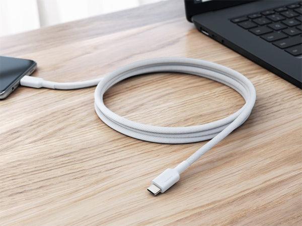 Alogic - Charge & Sync USB-C to USB-C Cable 3ft Elements Pro 480Mbps - White X