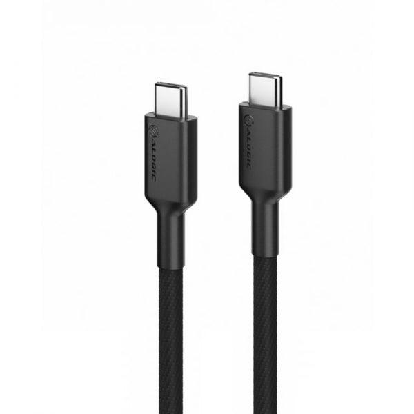 Alogic - Charge & Sync USB-C to USB-C Cable 6ft Elements Pro 480Mbps - Black