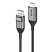 Alogic - DisplayPort Male to HDMI Male Cable 6ft 4K Ultra HD 60Hz 6ft - Space Grey