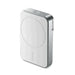 Alogic - Powerbank 5000mAh 15W Fast Charge Qi and MagSafe Magnetic Ring Included - White