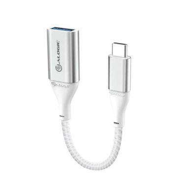 Alogic - Super Ultra USB 31 USB-C to USB-A Adapter - 15cm- silver