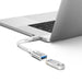 Alogic - Super Ultra USB 31 USB-C to USB-A Adapter - 15cm- silver