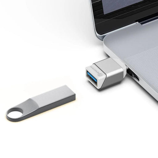 Alogic - Ultra Mini USB-C to USB-A Adapter -Silver