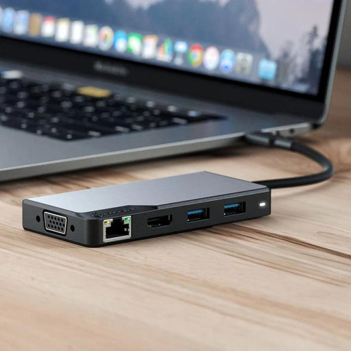 Alogic - USB-C Fusion MAX 6-in-1 Hub - Space Grey